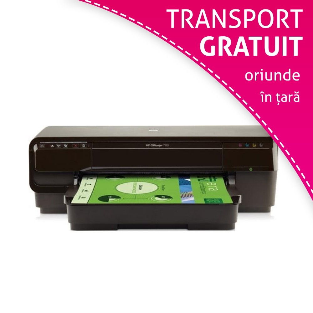 Imprimanta inkjet HP Officejet A3+ 7110 Wireless, RESIGILAT - imagine 4